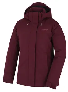 Husky Nurme L XL - plus, dark bordo Dámská hardshellová plněná bunda