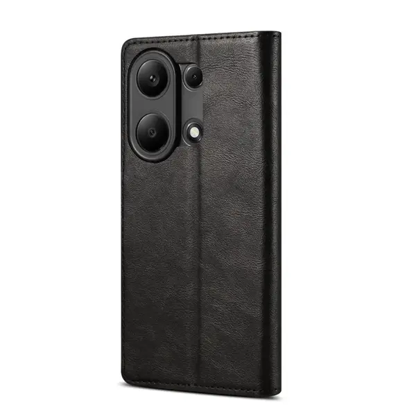 Lenuo Leather flipové pouzdro pro Xiaomi Redmi Note 13 Pro černá