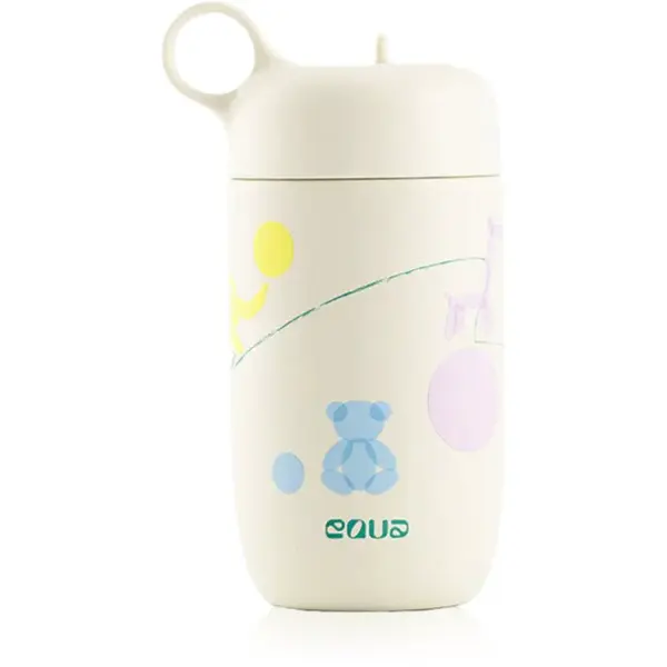 Equa Kids nerezová láhev na vodu pro děti Bounce Yard 400 ml