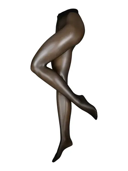 FALKE Jemné pančuchy 'Seidenglatt'  čierna