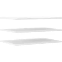 Police 82,5 cm, set Bílá