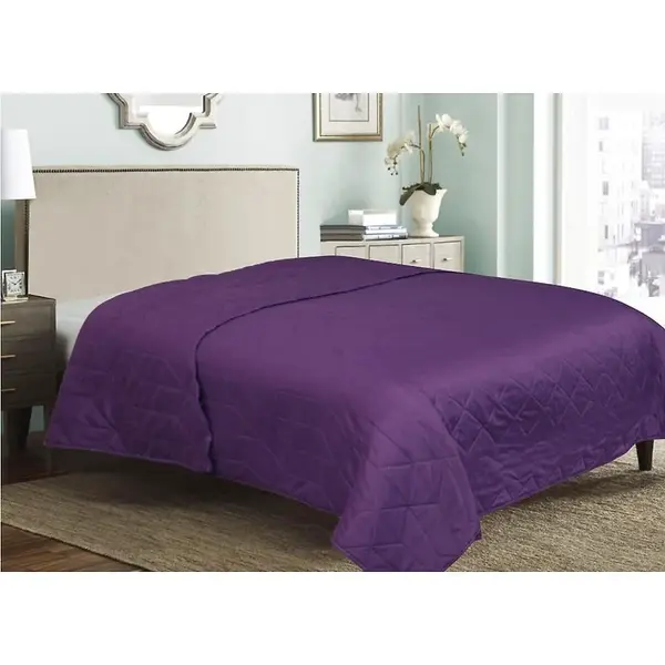 Prikrývka na posteľ  Ala/0006/ 160x200 fialový