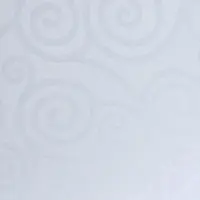 Obrus Slimák biela 160x220 cm ovál odolný voči škvrnám