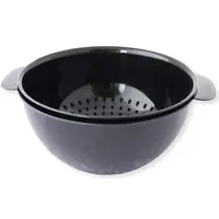 Cedidlo + miska Bable čierna 3l