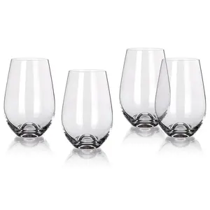 Poháre na víno 4 ks komplet 370 ml