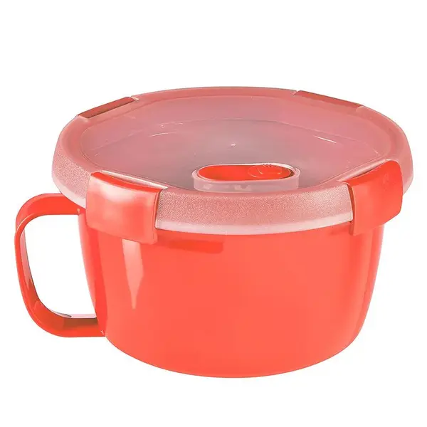 Okrúhla nádoba na potraviny 0,9l 250004 červená