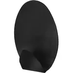 Háčik trendy samolepiaci ovál (2 ks) čierny 8282