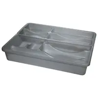 Vložka do zásuvky dvojradová strieborná