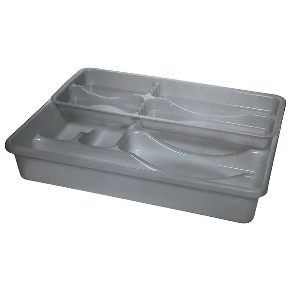 Vložka do zásuvky dvojradová strieborná