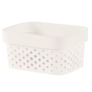 Box děrovaný Infinity recycled 1.4l bílý