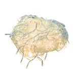 Vianočné svetielka LED cencúle 100l vonkajšie Trans+gn+flash biely kábel 10