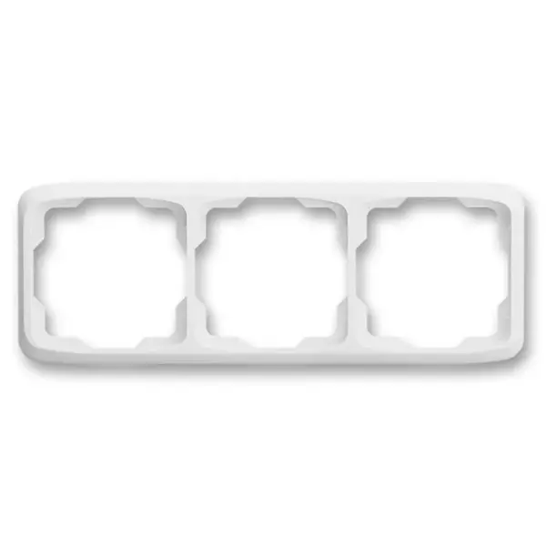 Rámeček 3 násobný vodorovný Tango, barva bílá