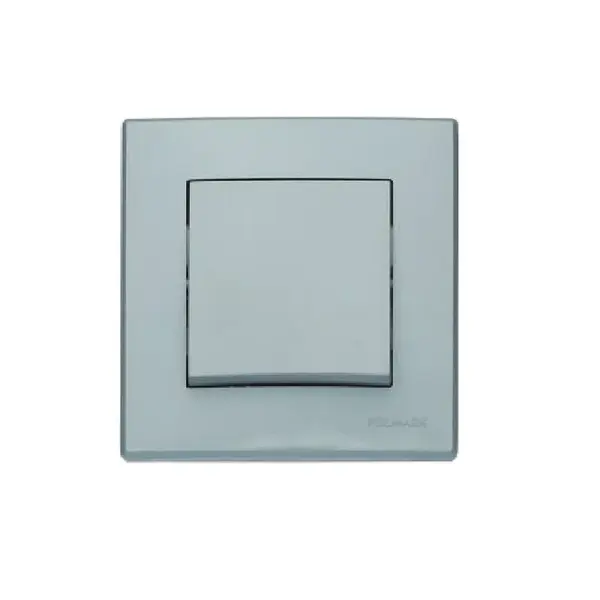 ŁP-1L Jednoduchý vypínač  popolavý