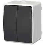 Vypínač lustrový AQUA PLUS IP54 grey 40113