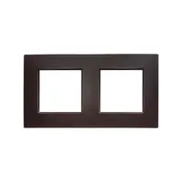 Rámček dvojnásobný R-2Q čokoláda