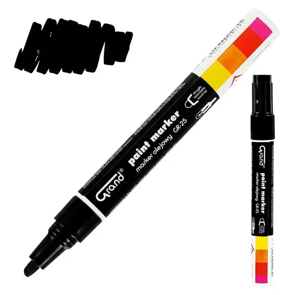 Stavebný popisovač olejový čierny