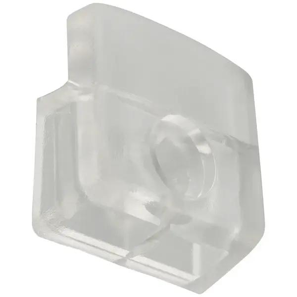 Svorky na sklo, štvorcové, bezfarebné, 10 ks