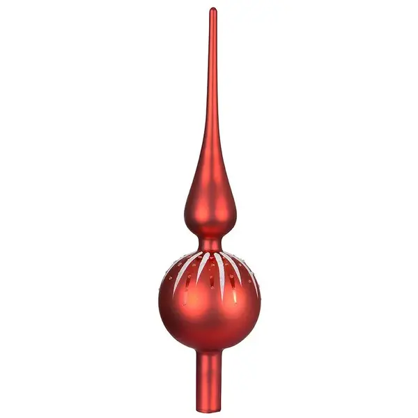 Sklenený špic na vianočný stromček  mix 31 cm 9170238