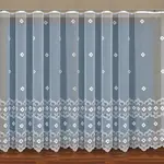 Žakarová záclona 351280 biela 150. Tovar na mieru