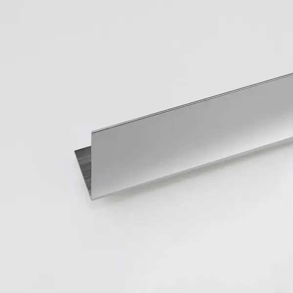 Profil uholníkový hliníkový chróm 15x15x1000