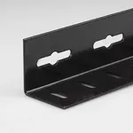 Roh na police čierny lakovaná oceľ 35x35x1000