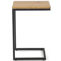 Konferenčný stolík Nisa dub zlatý/čierna