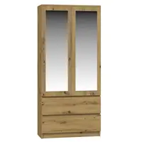 Skriňa SS-90 zrkadlo dub artisan