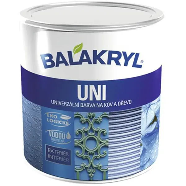Balakryl Uni mat 0199 čierny 0,7 kg