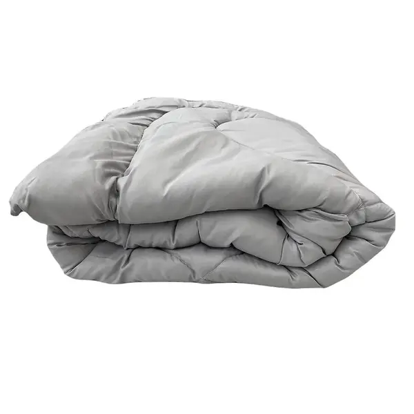 Polyesterová přikrývka 140x200 seda