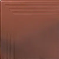 Dlažba mrazuvzdorná schodová rohová cou. višeň 30/30/11