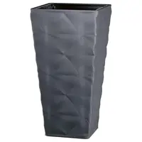 Kvetináč Diva Slim Štvorec 40 antracit