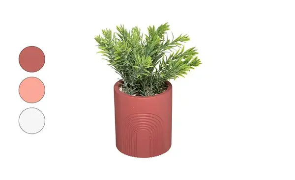 Umělá rostlina v květináči Bloom 18 cm, více barev