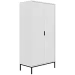 Skříň Austin bílá/černá