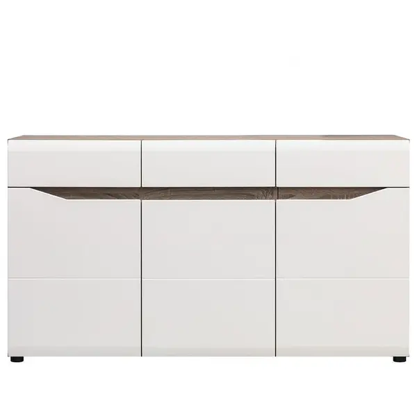 Komoda Lionel Li03 dub S./ biela