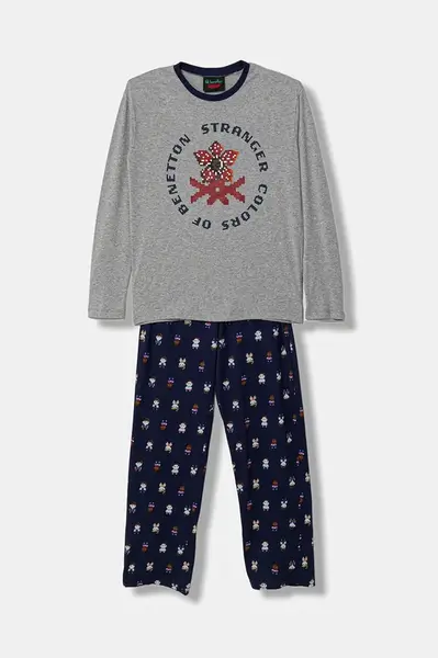 Dětské bavlněné pyžamo United Colors of Benetton