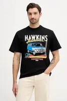 Bavlněné tričko United Colors of Benetton x Stranger Things