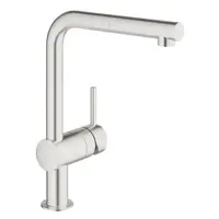 Drezová batéria GROHE Minta s vyťahovacou sprškou supersteel 32168DC0