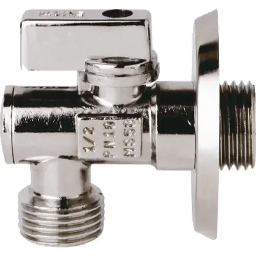 Práčkový rohový ventil s filtrom 1/2x3/4 + klapka Optima ET708L