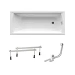 Obdĺžniková vaňa SAT Fusion 150x70 cm akrylát ľavá aj pravá SATVR150AN