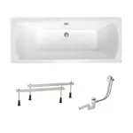 Obdĺžniková vaňa Laguna Cube Way Plus 160x70 cm akrylát ľavá aj pravá SIKOCUB1600APN