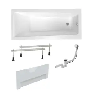 Obdĺžniková vaňa Laguna Idea Plus 170x75 cm akrylát ľavá aj pravá SIKOID1700ANPC