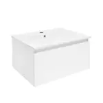 Kúpeľňová skrinka s umývadlom SAT B-WAY 59x30x45 cm biely lesk BWAY60WU4