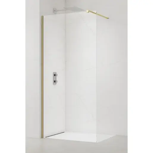 Sprchová zástena Walk-in 130 cm SAT mosaz SATBWI130PRMO