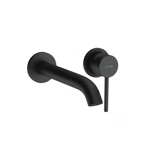 Umývadlová batéria Kludi Bozz bez podomietkového telesa čierna matná 382453976