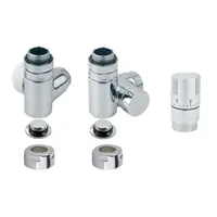 Termostatická sada ISAN uhlová pravá biela O39BUAR172