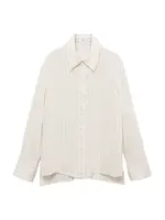 MANGO Blúzka 'CORTAZAR'  nebielená / čierna