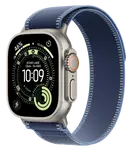APPLE Watch Ultra 3 GPS + Cellular 49mm prírodný titán - modrý/jasne modrý trailový ťah - S/M