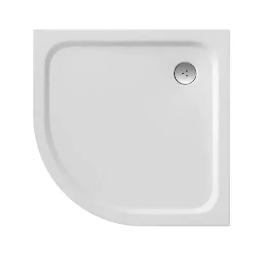 Ravak Chrome sprchová vanička štvrťkruhová 90x90 cm liaty mramor xa247701010 EL90PROCHROM0