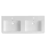 Nábytkové dvojumývadlo Naturel Pavia Way 120x49 cm dva otvory pre batériu PA12049