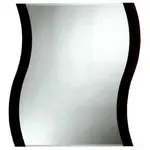 Zrkadlo s fazetou Amirro Storm Black 65x50 cm čierna 711-737S